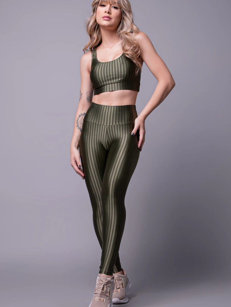 Conjunto Aceleratto Top e Legging New Zig 3D