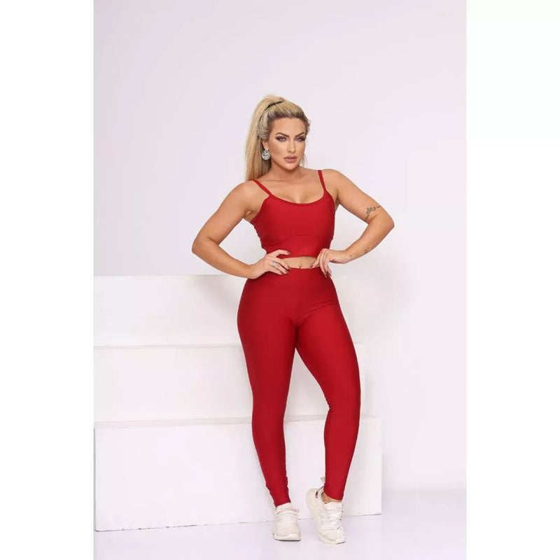 Conjunto Aceleratto Top e Legging Suplex