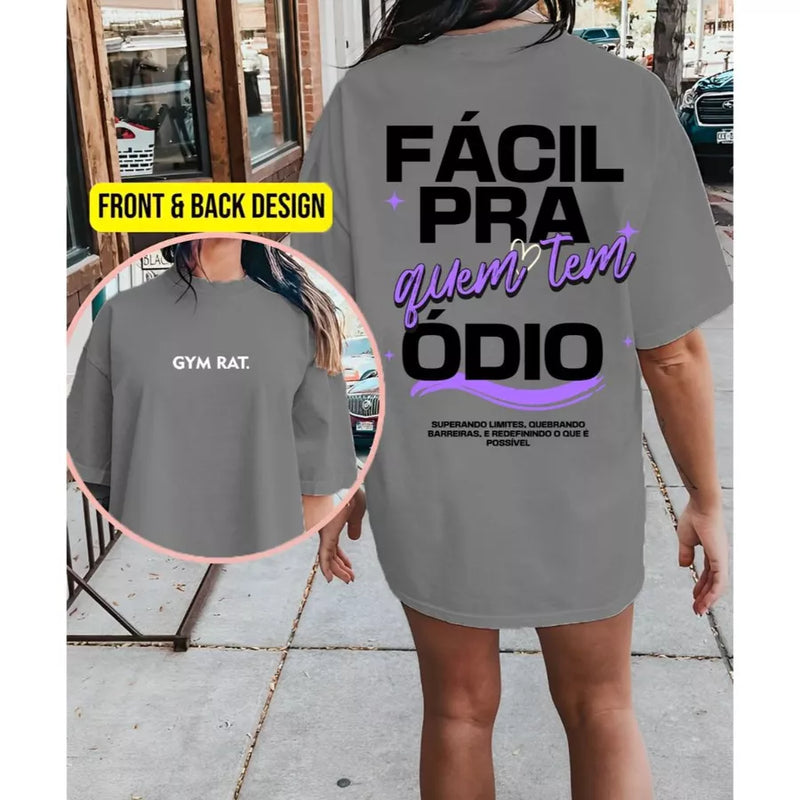 Camiseta Aceleratto Flow Oversized - Edição Female