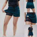 Shorts Esportivo Aceleratto 2 em 1 Feminino Dry-Fit