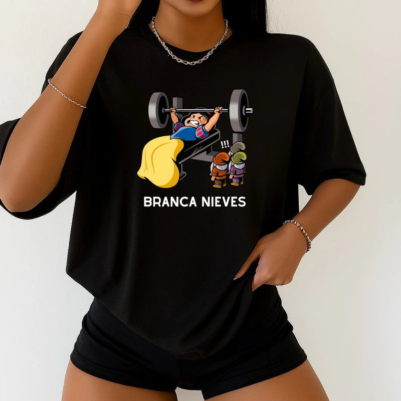 Camiseta Aceleratto Oversized Branca de Neve