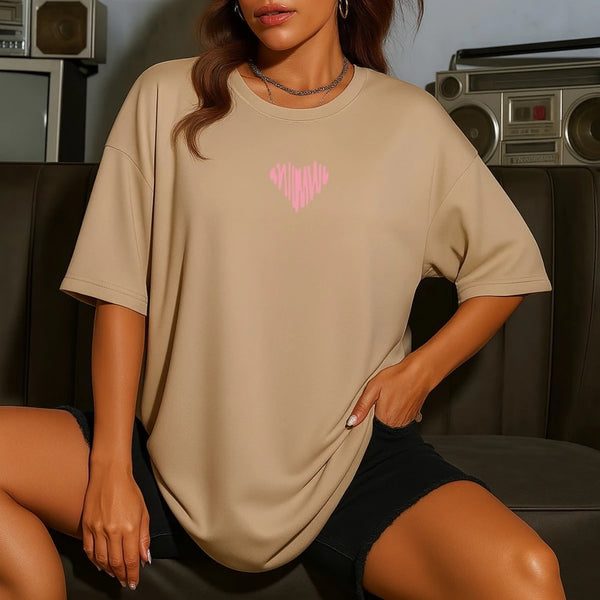 Camiseta Aceleratto Oversized Coração